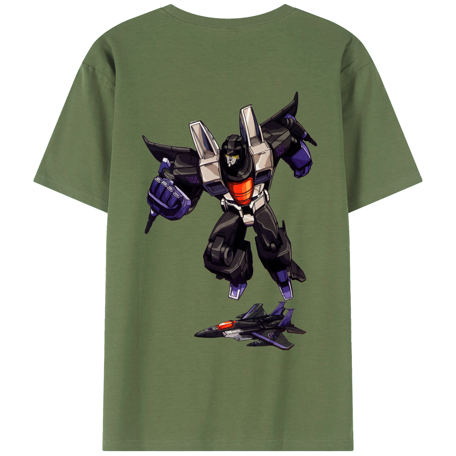 （画像用）  綿100％ メンズ半袖Tシャツ（バックプリント） 通気性
